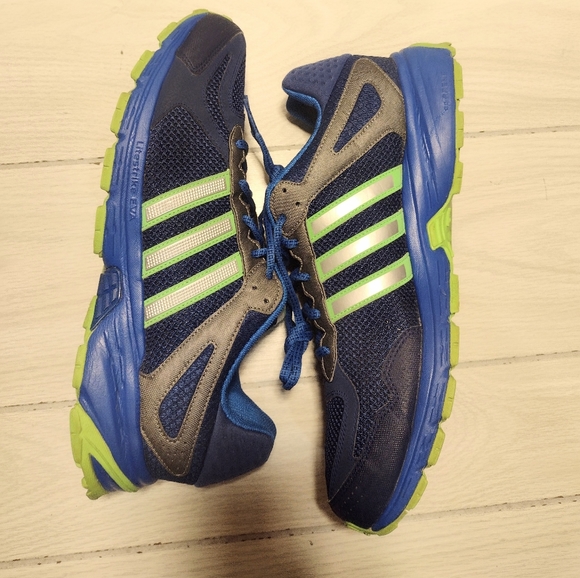 Mens Adidas Performance Duramo 5 TR Blue Neon Running Shoes G97162 Size 13. - Picture 2 of 11